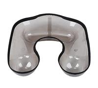 Generic Plateau de Cou de Coiffure, Récipient de Teinture de Cheveux Ergonomique et Portable pour les Professionnels des Salons de Coiffure, PVC Rouge Rose, Taille 12,2x12,6 Pouces (BLACK)