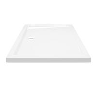 Generic Plateau de Douche Rectangulaire, Base de Douches à Seuil Unique, Base de Vidange Centrale, S'applique à la Cabine de Douchee de Salle de Bain (70 x 90 cm)