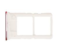 Generic Plateau de Fente pour Carte SIM K20, Support SIM Robuste et Durable, Essentiel pour Un Remplacement Rapide, livré avec Broche de Carte et Brosse de Nettoyage (Rouge)