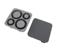 Generic Plateau de Glaçons à Cylindre Vide, 4pcs de Grande capacité Cumbes à Glaçons à Basse Température Résistants aux Cocktails Polyvalents Faciles à Nettoyer avec des Couvertures (GREY)
