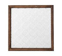 Generic Plateau de Service de Style Vintage, Plaque D'affichage pour Commode de Fête, Blanc 22.6x22.6cm