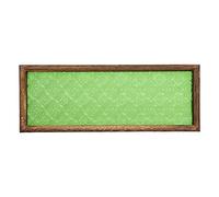 Generic Plateau de Service de Style Vintage, Plaque D'affichage pour Commode de Fête, Vert 32.7x12.3cm