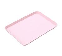 Generic Plateau de service rectangulaire pour restauration rapide, plateau de service pour intérieur en plastique, plaque de cuisson (B, taille unique), M4xj0paFq
