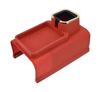 Generic Plateau Porte-gobelet en Silicone Durable, Plateau de Bras de canapé pour Fourniture Domestique, Balcon de Salon (Rouge amélioré)