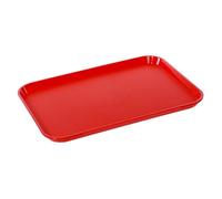 Generic Plateau pour Table Basse et Plans de Travail, Idéal pour La Nourriture, Rouge, 30.5 X 26.5 X 2.1 Cm