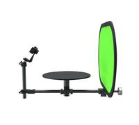 Generic Plateau Tournant de Photographie à 360°, Spinner Réglable Professionnel pour Un Affichage Efficace des Produits, des Vidéos pour Les Scènes en Direct, Alliage D'aluminium 11,81x11,81 Pouces