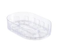 Generic Plateau Tournant Rangement Rotatif Présentoir de Cuisine Bac pour Bouteilles Maximise L'Espace de Rangement Convenable pour Le Placard La Salle de Bai, Clair
