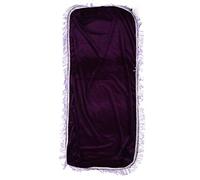 Generic Pleuche Housse de Clavier Décorée pour Piano électronique, Protection Anti-poussière et Rayures, pour Touches 61/88, Couleurs Bordeaux et Violet, pour les Mélomanes (61 touches)