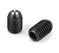 Generic Plongeurs à Ressort à Bille en Acier à Douille Hexagonale M10, Positionnement Fiable pour équipements et Outils Industriels, 10 Pièces (M10 * 20 (10 pièces))
