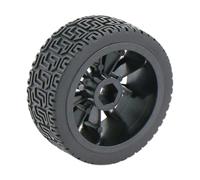 Generic Pneu de Voiture Jouet En Caoutchouc, Accessoire de Modification DIY, Pièce de Rechange Robuste pour Véhicule Modèle, Facile à Installer, Remplacement, à L'exclusion Du