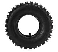 Generic Pneu en Caoutchouc épais 4.10-6, Pneu de Construction en Butyle avec Chambre à Air, Tout-terrain Durable pour VTT Go Kart Mini Quad Moto de Neige