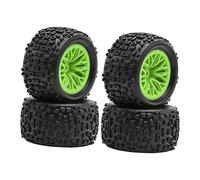Generic Pneus pour Voiture Télécommandée à L'échelle 1:18. Jante Télécommandée. Pièces 4x4 Prêtes à Installer. Entretien Facile. Remplace Les Roues de Che, Vert