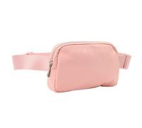 Generic Poche de Ceinture à la Taille, 60-120 Cm Excellente Protection avec Fermeture à Glissière Sac de Ceinture à la Taille, Conçu pour l'exercice (Pink)