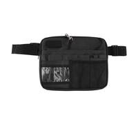 Generic Pochette de Taille pour Infirmière, Organisateur Réglable, Multi-Compartiments pour Professionnels de la santé, Tissu Oxford Léger, 1 Pièce (Black)