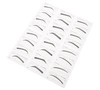 Generic Pochoirs à Sourcils Jetables en Papier Kit 6 Modèles Variés pour Maquillage Précis Autocollants Pratiques pour Sourcils Accessoires Maquillage pour Femmes Outil Compact et