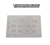 Generic Pochoirs BGA Universels Efficaces 6 en 1 Conception pour BGA153/162/169/186/221/254 / EMMC Reballing, Accessoires Utiles et économiques pour le Soudage BGA