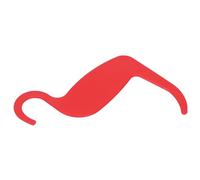 Generic Pochoirs de Maquillage Imperméables et Durables pour le Contour des Pommettes, des Sourcils et du Nez pour le Maquillage de beauté, Pochoirs de Rapides et Respectueux de la Peau pour (rouge)