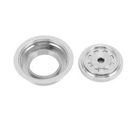 Generic Pods Réutilisables, Gousses Rechargeables Pod à café en Acier Inoxydable 1 Pinceau et 1 Adaptateur de Capsule à café à la Cuillère Acier Inoxydable Poids: environ. 75g / 2,6 Oz Taille du