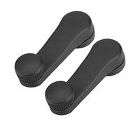 Generic Poignée de Lève-vitre de Voiture en Plastique ABS Noir, Performance Stable, Remplacement Direct pour MK3 MK4 adapté pour adapté pour 1997-2010 2 Pièces pour Atelier de Réparation Automobile