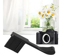 Generic Poignée de Pouce pour Appareil Photo, Poignée de Chaussure Chaude en Alliage D'aluminium Durable pour Appareil Photo sans Miroir Fuji X 100F X100T X A5 pour Moins D'effort Noir (Black)