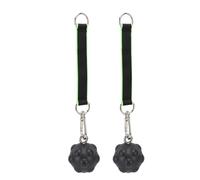 Generic Poignées de Traction élastiques pour Entraînement de Force D'escalade à Domicile, 2 Pièces en Acier Inoxydable, Adaptées aux Séances D'entraînement Complètes du Corps Entier (GRAY)