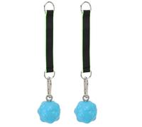 Generic Poignées de Traction pour des Entraînements Efficaces, Intégration D'haltères en Acier Inoxydable, Paquet de 2 Balles Power Grip pour un Entraînement Complet, Adaptées aux Exercices de (BLUE)