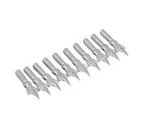 Generic Pointe de Calligraphie Durable, Haute Performance, Pointe en Métal de Remplacement pour Outils Artistiques, de Stylo 10 Pièces pour Débutants en Bande Dessinée (Plume en métal 3)