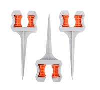 Generic Pointes de Guidage de Tuyau D'Arrosage Dirigeant Efficacement l'eau pour Une Utilisation sur la Pelouse, 3 Clous de Guidage de Rouleau de Tuyau D'Arrosage pour Un Arrosage de Jardin