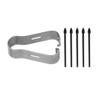 Generic Pointes de Stylet Pointes de Stylet Compatibles Sensibles et Précises pour la Série Tab Note 5 Pièces pour Dessiner et écrire Un Matériau ABS Portable (Black)
