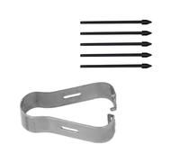 Generic Pointes de Stylet Pointes de Stylet Compatibles Sensibles et Précises pour la Série Tab Note 5 Pièces pour Dessiner et écrire Un Matériau ABS Portable (Black)