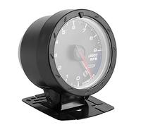 Generic Pointeur de Jauge de Tachymètre 0-9000rpm Lumière LED 65 Mm Dia 12V Instrument Automatique Universel 4/6/8 Cylindre des Véhicules à Blanc/Rouge
