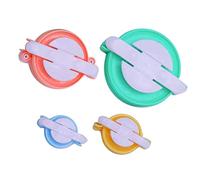 Generic Pom Pom Maker Ensemble D'outils Durables pour Projet de Bricolage en Fil, 4 Tailles, Kit de Fabrication de Pompons pour Pendentifs Mignons, Cadeau pour Amis, Matière Plastique