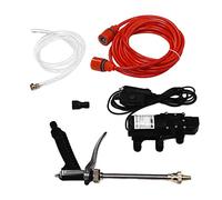 Generic Pompe à Eau 12 V 100 W Kit D'arrosage d'eau de Jardin Haute Pression G1/2 Filetage Externe Nettoyeur Haute Pression Portable pour Lavage de Voiture Installation Facile pour Voyage et