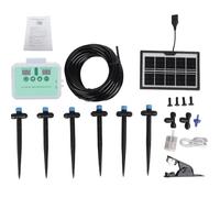 Generic Pompe à Eau Solaire Système D'irrigation Goutte à Goutte Automatique pour Plantes avec Minuterie Collecteur D'eau de Pluie, économique et Efficace, Jardin Intérieur Extérieur, Affichage LED,