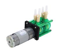 Generic Pompe à Liquide Péristaltique, Applications Larges, Pompe à Double Tête pour la Recherche Expérimentale, Tube BPT 6,4 X 9,6 Mm, 500 Ml/min X 2 pour Aquariums et Maisons Intelligentes (24V)