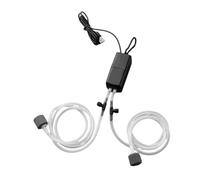 Generic Pompe à Oxygène D'aquarium USB Efficace, Mini Pompe à Oxygène de Poisson Ultra Silencieuse pour Les Amateurs D'élevage de Poissons, Matériau ABS (Black)