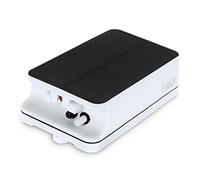 Generic Pompe à Oxygène Solaire Portable, Pompe à Air D'aquarium Rechargeable par USB en Cas de Panne de Courant, Air pour Poissons pour Activités de Plein