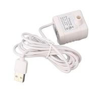 Generic Pompe de Fontaine à Eau Silencieuse pour Animaux de Compagnie, avec Débit d'eau Réglable, pour Fontaine à Boire pour Animaux de Compagnie, Mini Pompe Distributrice d'eau Alimentée par USB