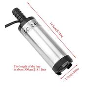 Generic Pompe de Transfert Submersible, Fonctionnement Efficace pour Grandes Machines Agricoles, Pompe à Liquide électrique Facile à Utiliser pour Outil de Ravitaillement en Eau (à huile