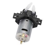 Generic Pompe Doseuse Péristaltique 12 V 24 V, Contrôle Efficace de la Direction du Flux CW CCW pour Analyse Chimique D'aquarium en Laboratoire avec Tuyau en Silicone Transparent (12 3 * 5)