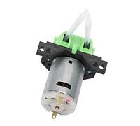 Generic Pompe Doseuse Péristaltique DC12V 24V Pompe Chimique Auto-amorçante Durable pour Analyse en Laboratoire D'aquarium avec Matériau ABS et Tube en Silicone (12 V 2 * 4)