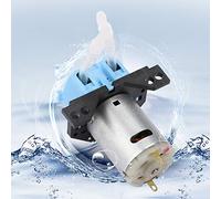 Generic Pompe Doseuse Péristaltique DC12V 24V Pompe Chimique Auto-amorçante Durable pour Analyse en Laboratoire D'aquarium avec Matériau ABS et Tube en Silicone (12 V 3 * 5)