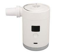 Generic Pompe Gonflable Portable Rechargeable, Mini Souffleur électrique pour Gonfler et Dégonfler Rapidement la Piscine, 0,48 LB (White)