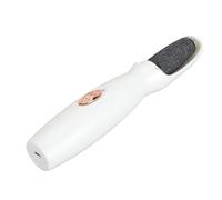 Generic Ponceuse électrique pour les Pieds, Dispositif D'élimination des Callosités à Grande Vitesse à 360 ° pour des Soins des Pieds à Domicile sans Effort, Comprend 2 Têtes de Rouleau (WHITE)