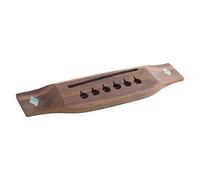 Generic Pont de Guitare Acoustique, Pont de Guitare en Bois pré-percé en Palissandre Robuste coul.
