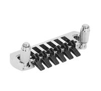 Generic Pont de Guitare, Remplacement de Pont de Guitare électrique Vintage à 6 Cordes en Alliage de Zinc pour le Style SG EPI, avec Goujons pour une Meilleure stabilité de Maintien et
