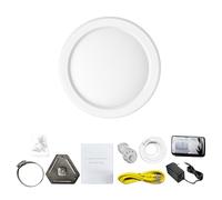 Generic Pont sans Fil Haute Puissance 900 M, Double Ports Ethernet pour Transmission Longue Portée, Pont Point à Point 5,8 GHz en Extérieur pour Fermes, Usines (Prise UE)