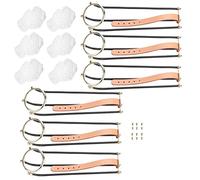 Generic Pool Pocket Pockets Poches Rails, 6pcs Snooker Standard Billard Table Remplacement de Billard Pockés Rail de Empire Empire Solid avec Poches Nettes
