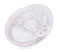 Generic Porte-Boissons Flottant Gonflable, Plateau de Piscine Gonflable Stable, Idéal pour Les Fêtes à la Piscine, la Plage et Les Jouets de Bain pour Enfants, pour Les Fêtes à la (Transparent)