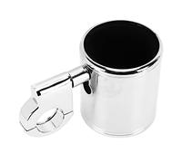 Generic Porte-bouteille de Boisson pour Moto, Support de Verre chromé Réglable pour ATV, Poignée de 22 à 32mm pour les Passionnés de Moto